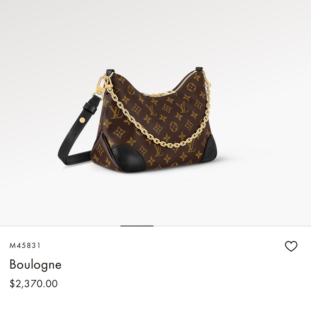Louis Vuitton Boulogne bag with Bandoulière strap